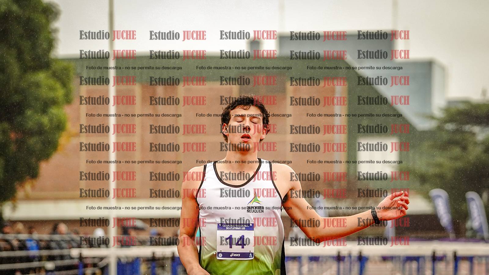 Fotos de los 110 m con vallas de varones - FINAL