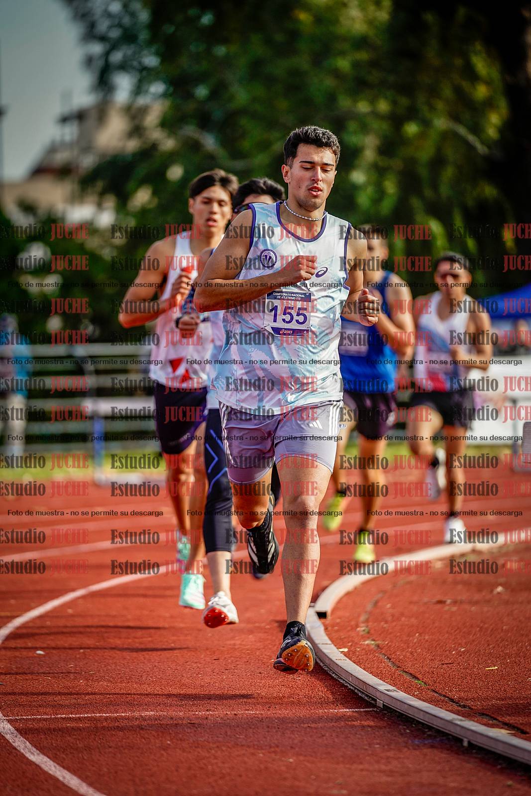 Fotos de los 1500 m llanos de varones - decatlón 10