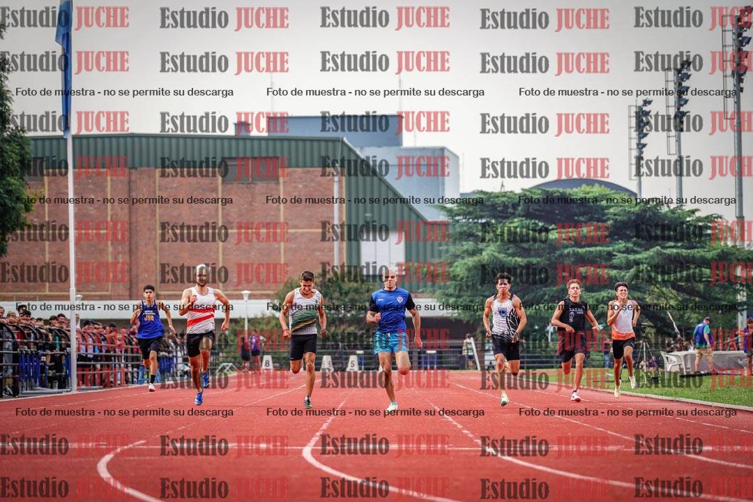 Fotos de los 200 m llanos de varones