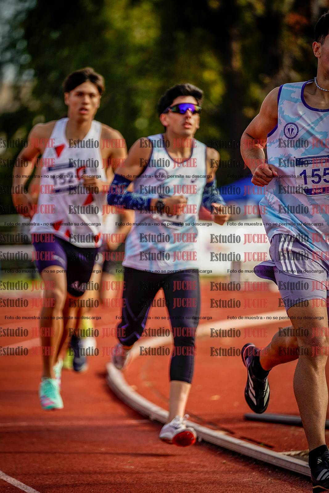 Fotos de los 1500 m llanos de varones - decatlón 10