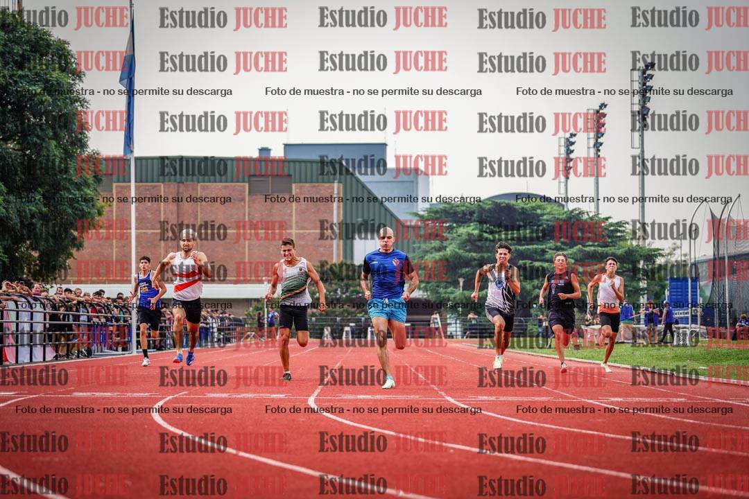 Fotos de los 200 m llanos de varones