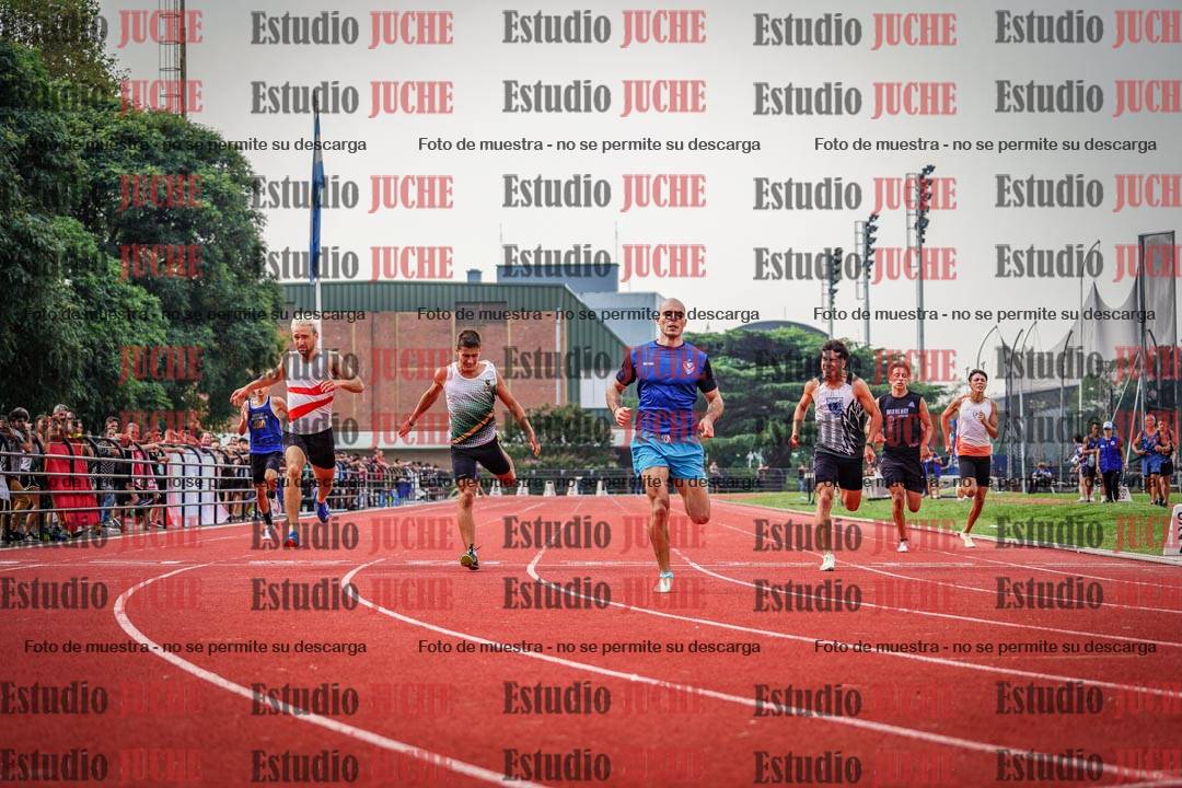 Fotos de los 200 m llanos de varones