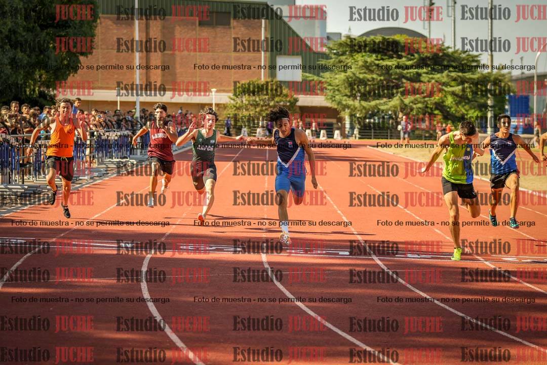 Fotos de los 100 m llanos de varones - FINAL U20