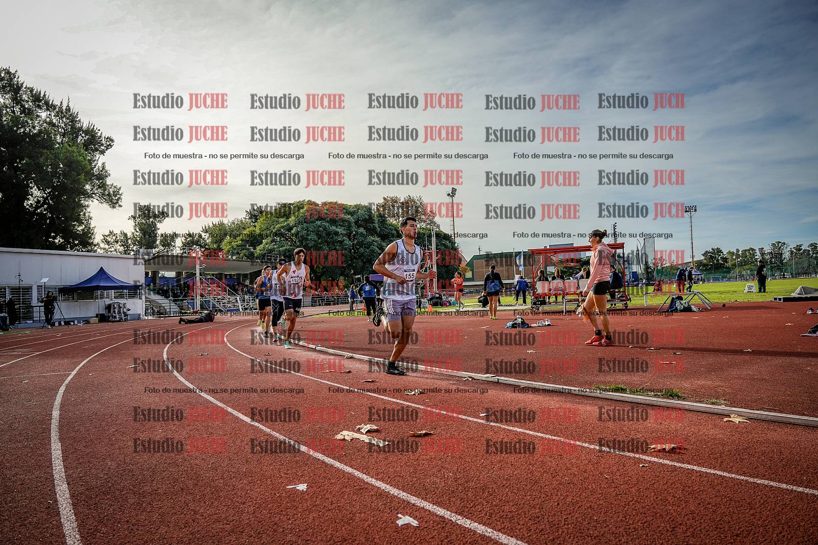 Fotos de los 1500 m llanos de varones - decatlón 10