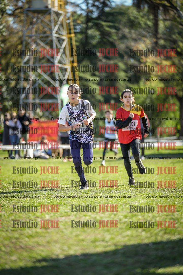 Fotos de la llegada del cross de 1000 m