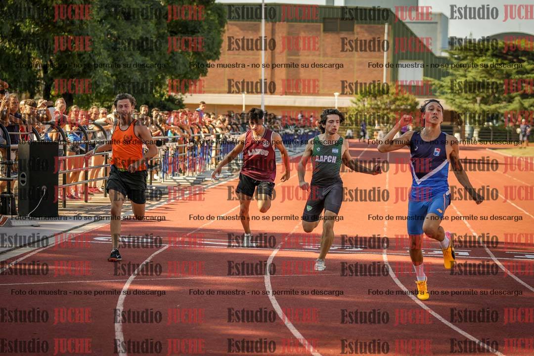 Fotos de los 100 m llanos de varones - FINAL U20