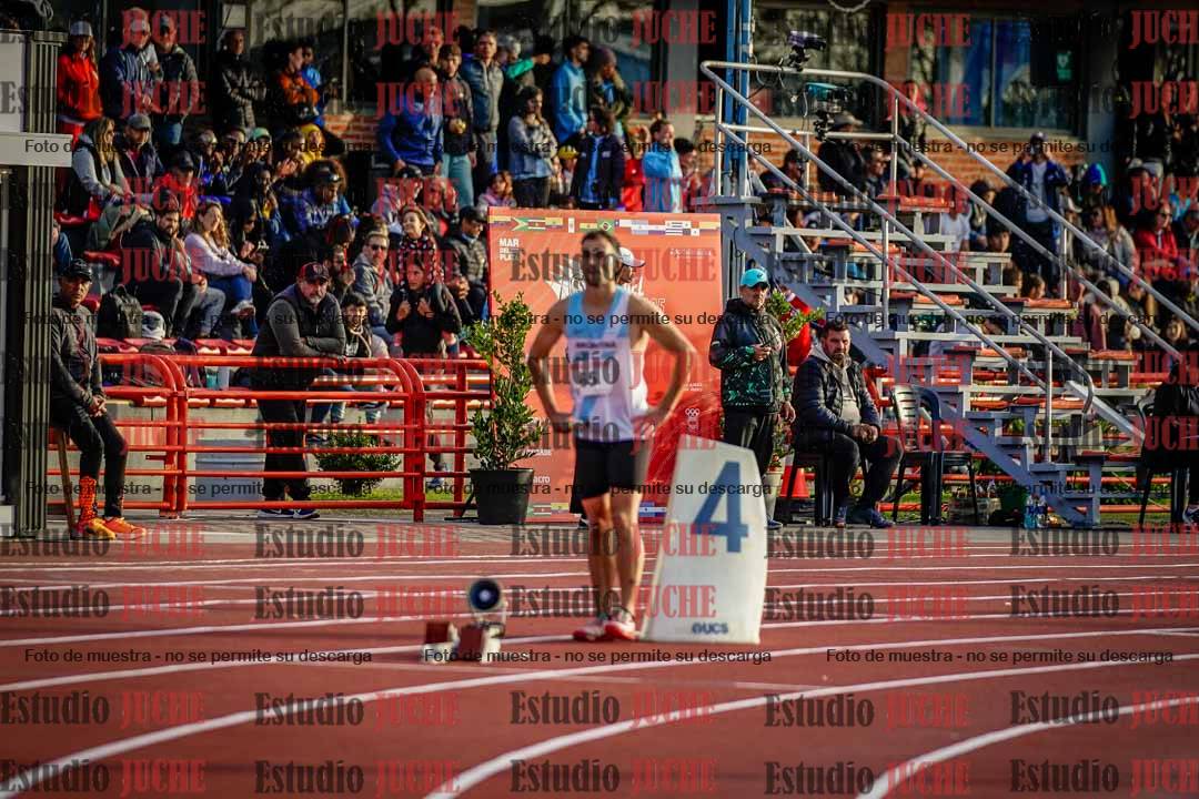 Fotos de los relevos 4x100 m de varones