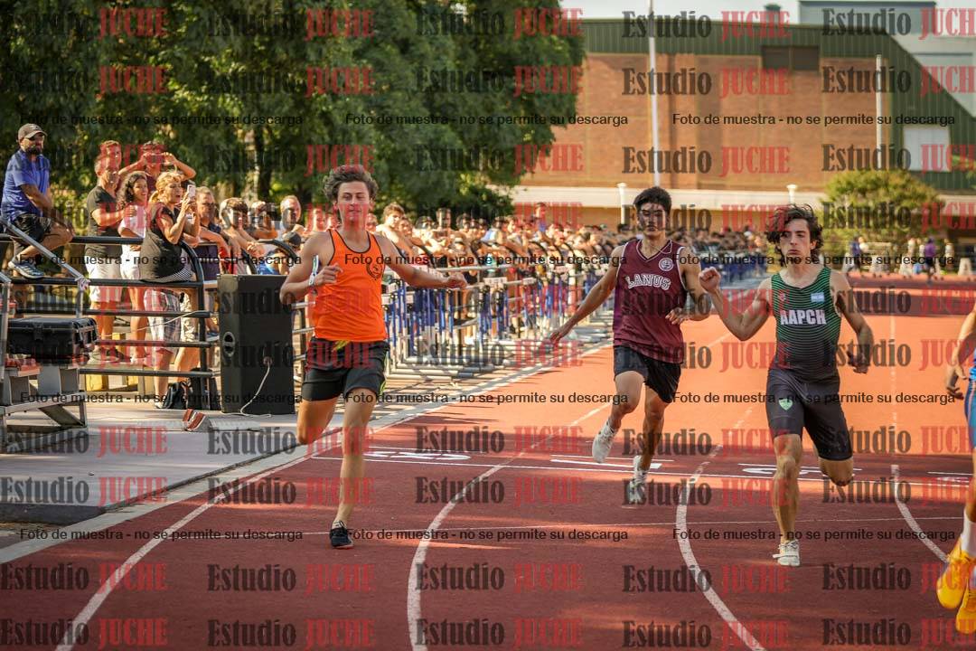 Fotos de los 100 m llanos de varones - FINAL U20