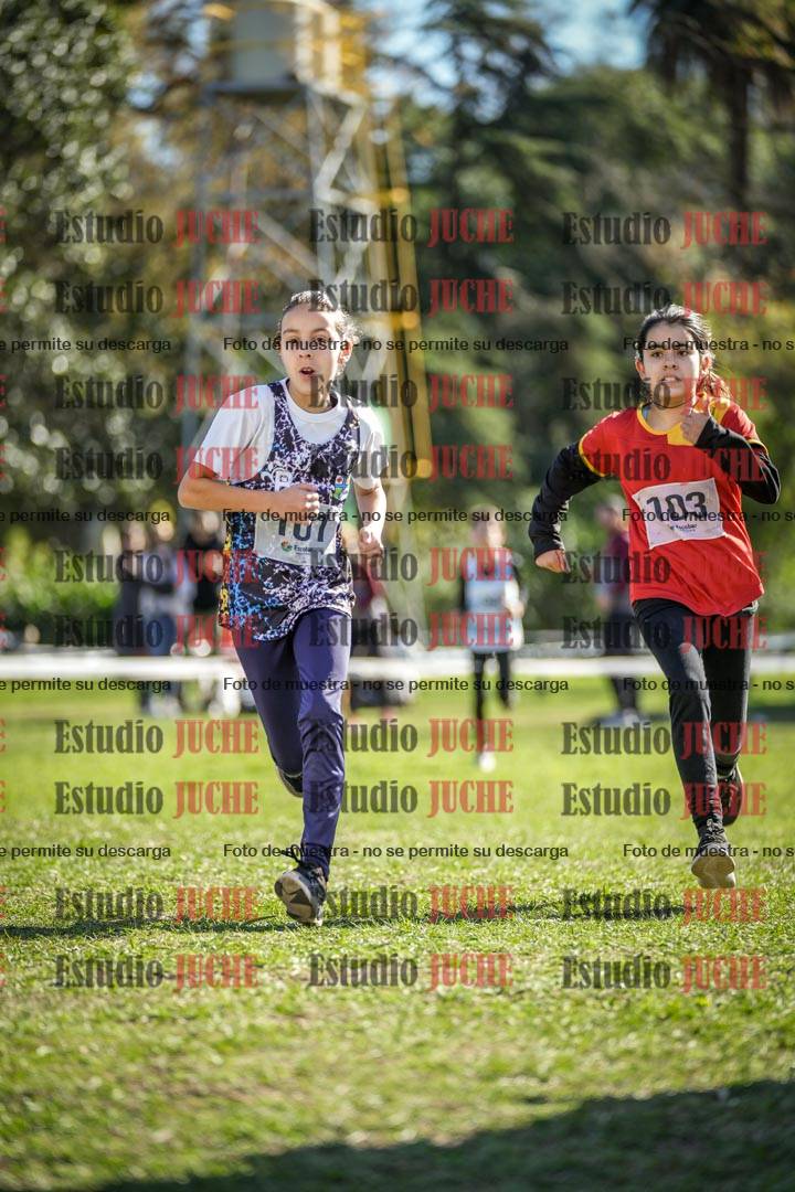 Fotos de la llegada del cross de 1000 m