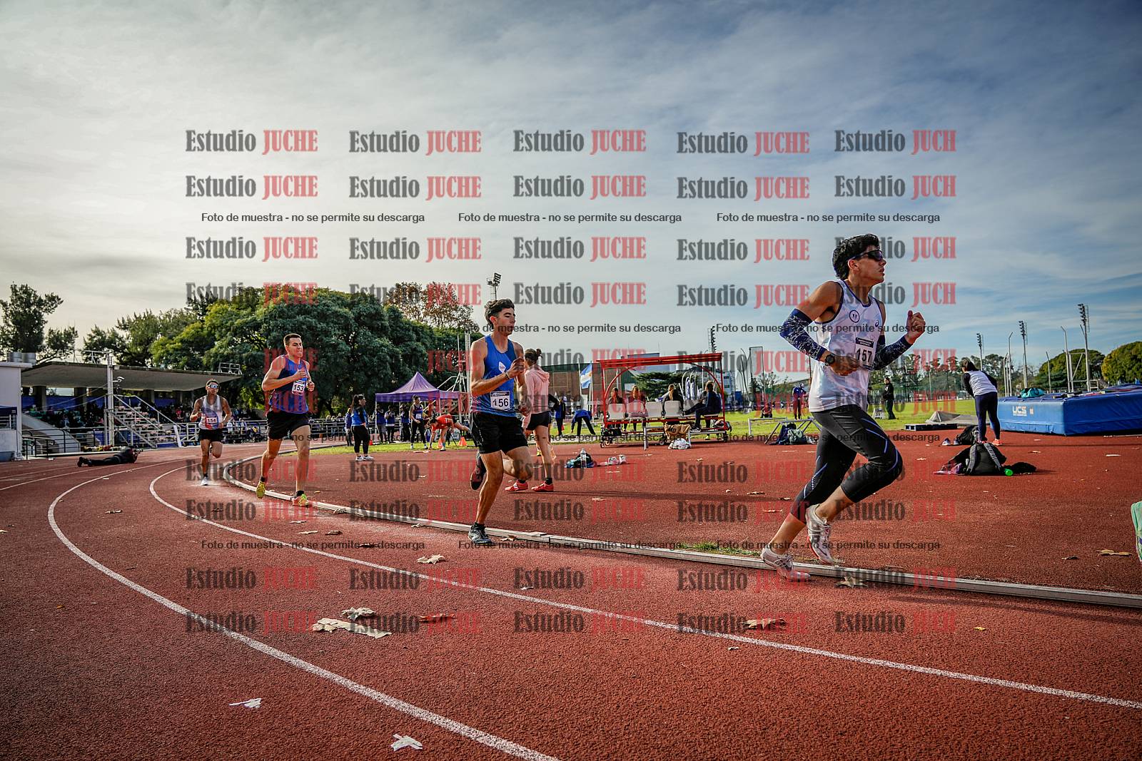 Fotos de los 1500 m llanos de varones - decatlón 10