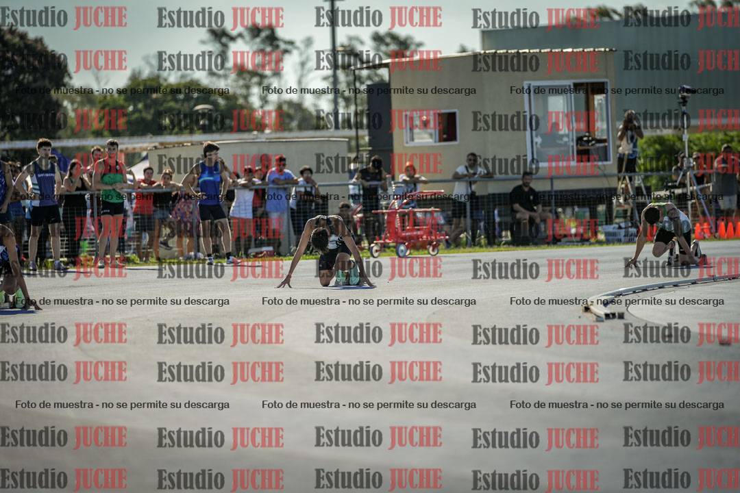 Fotos de los 400 m llanos de varones