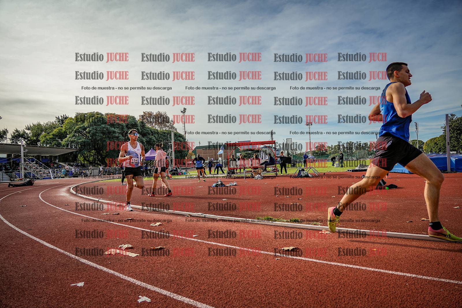 Fotos de los 1500 m llanos de varones - decatlón 10