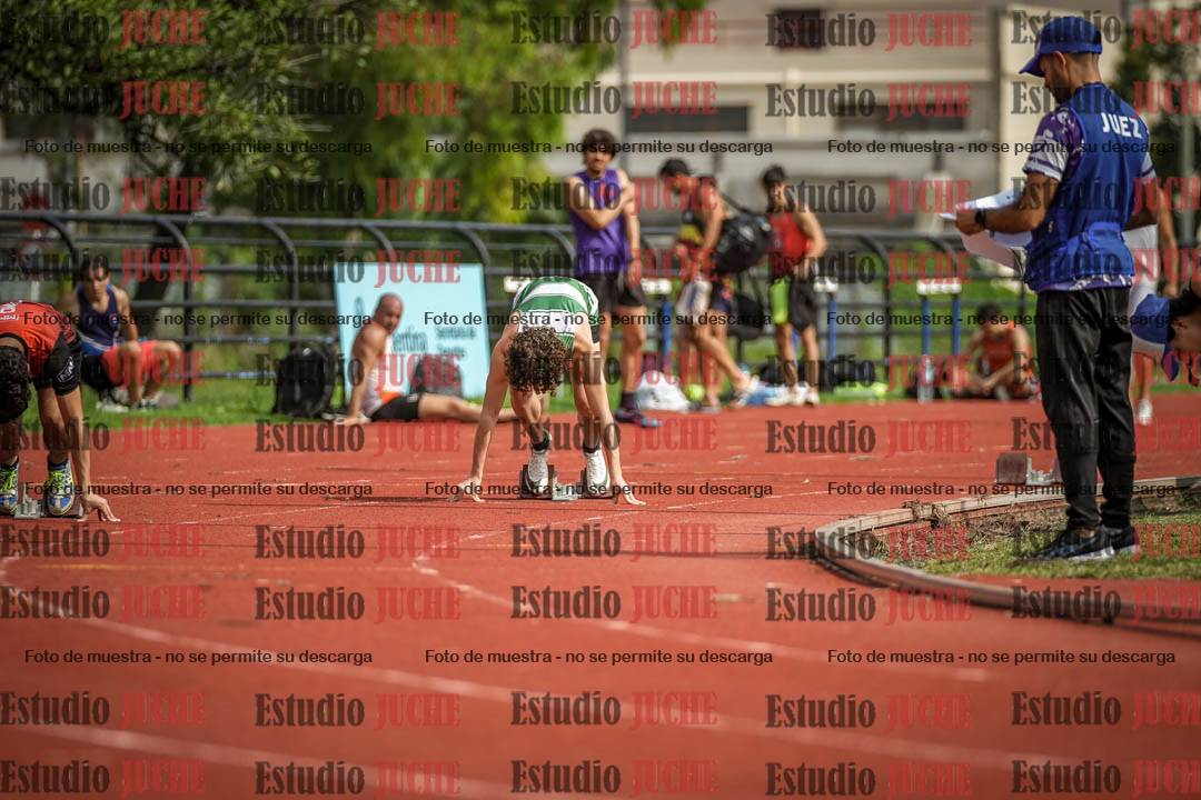 Fotos de los 200 m llanos de varones