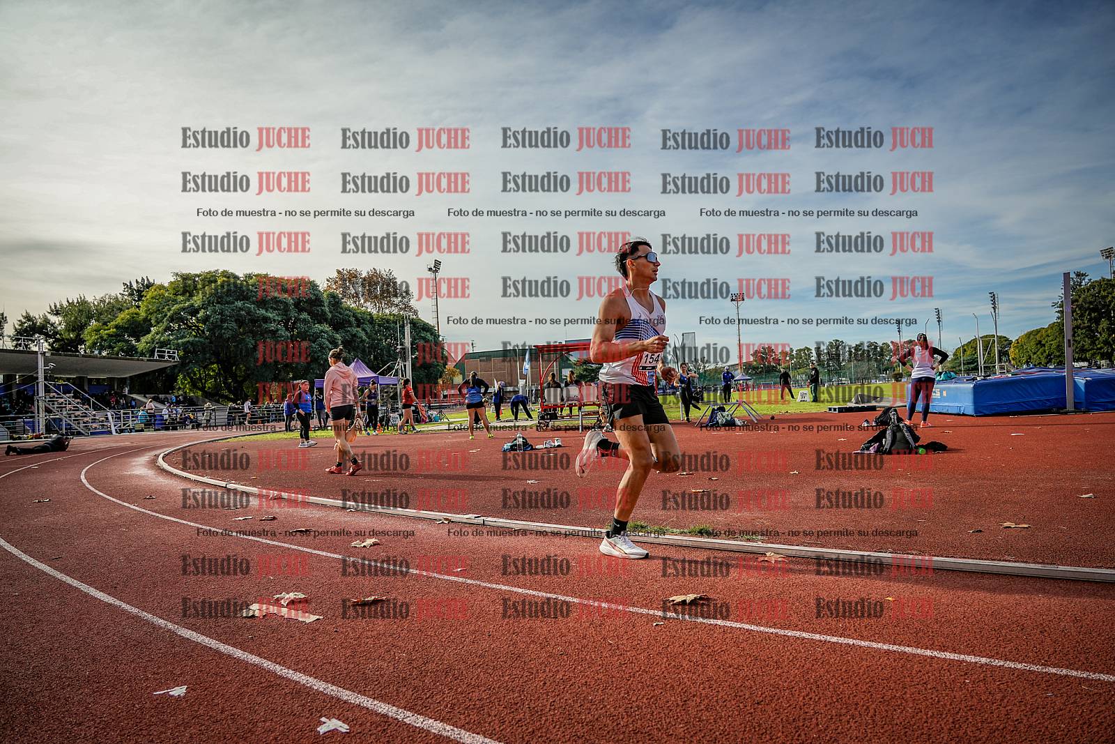 Fotos de los 1500 m llanos de varones - decatlón 10