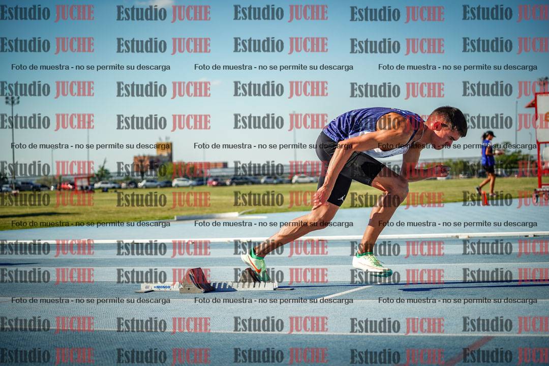Fotos de los 400 m llanos de varones