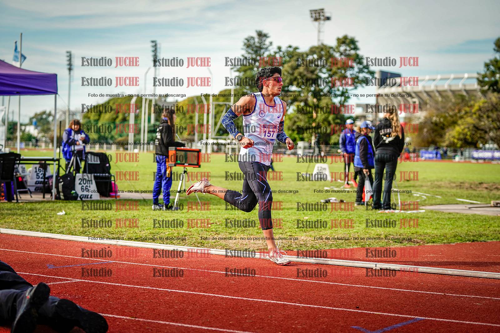 Fotos de los 1500 m llanos de varones - decatlón 10