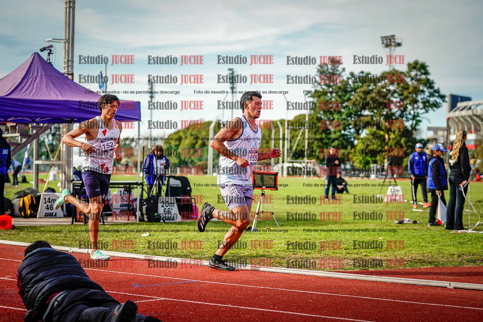 Fotos de los 1500 m llanos de varones - decatlón 10