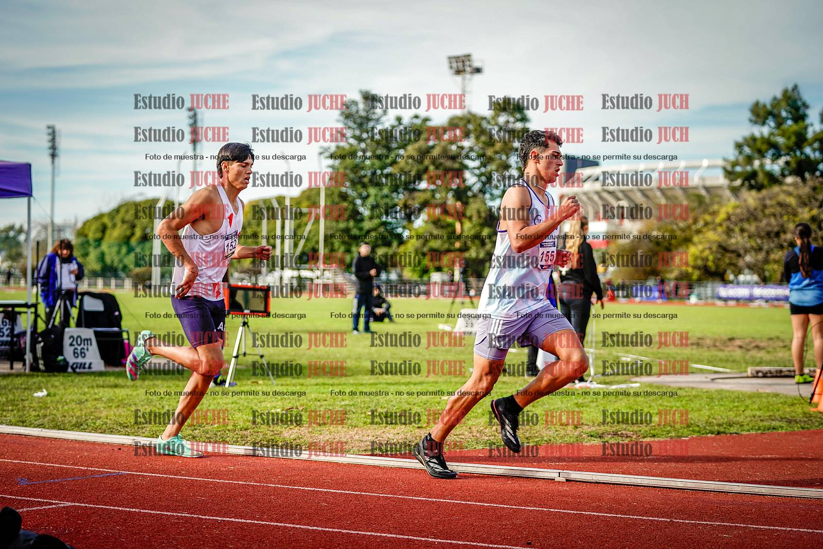 Fotos de los 1500 m llanos de varones - decatlón 10