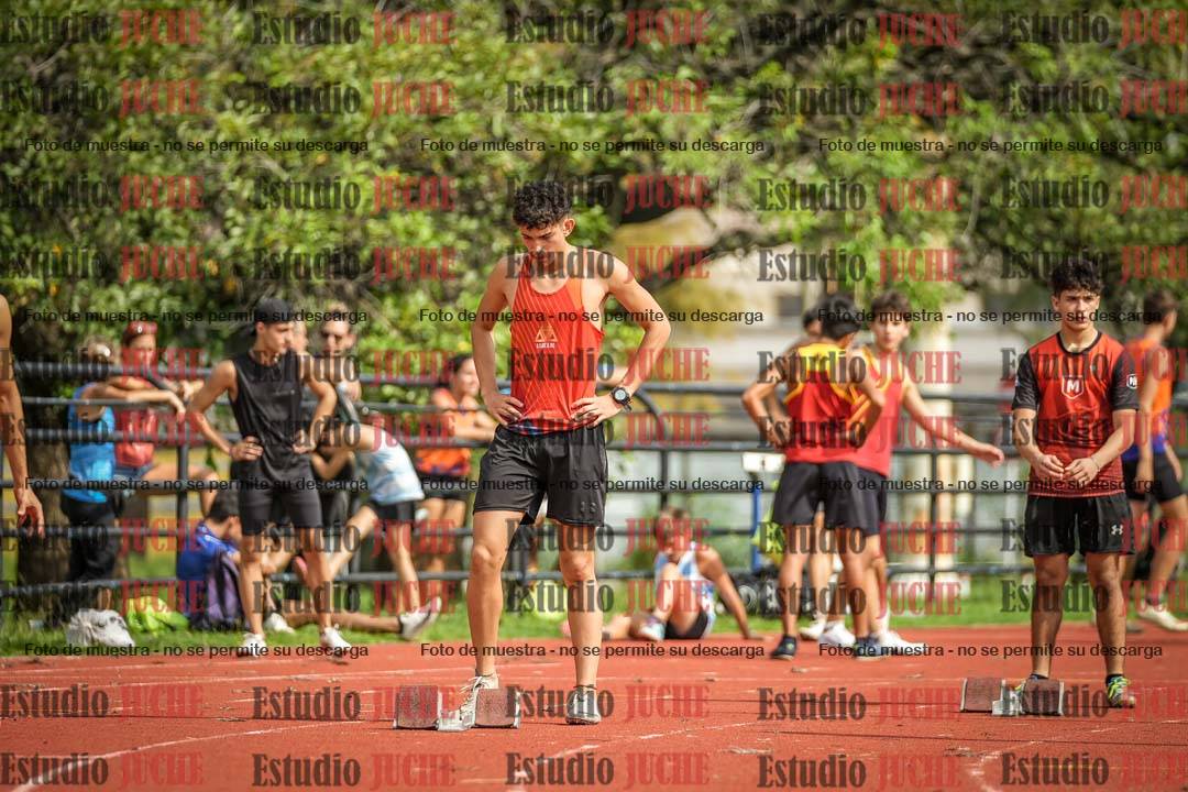 Fotos de los 200 m llanos de varones