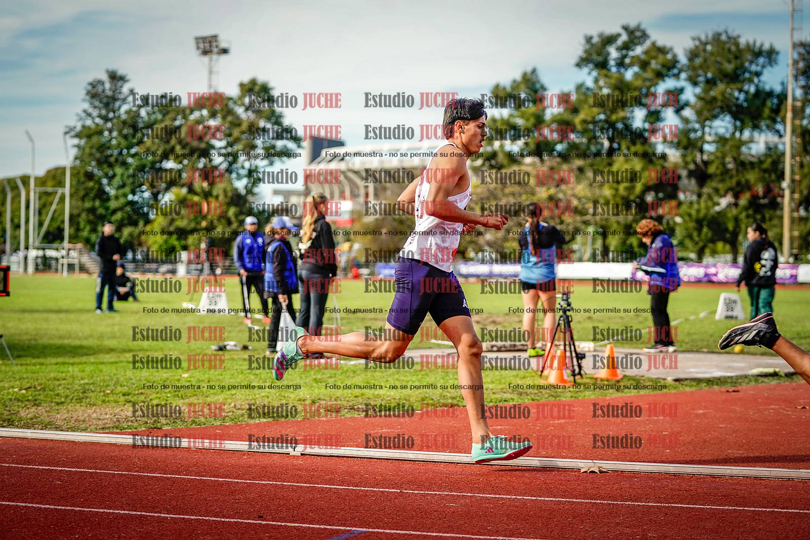 Fotos de los 1500 m llanos de varones - decatlón 10