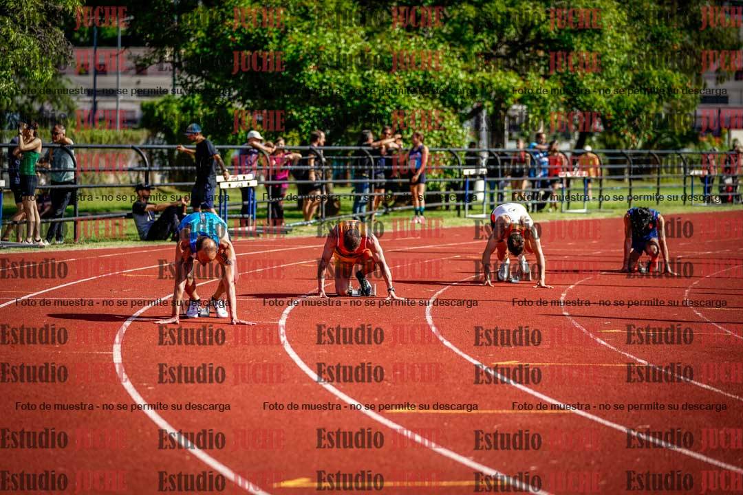 Fotos de los 200 m llanos de varones
