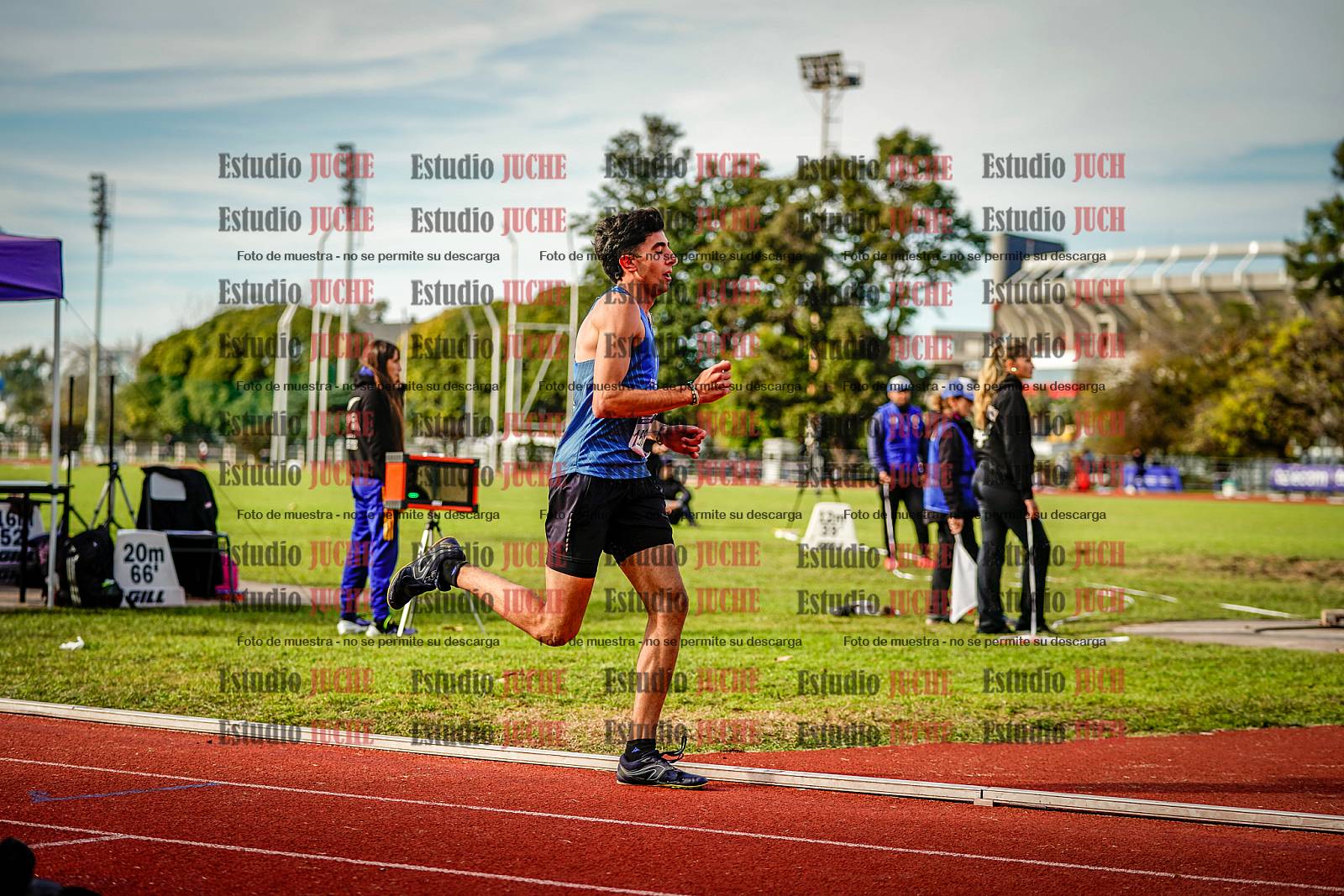 Fotos de los 1500 m llanos de varones - decatlón 10