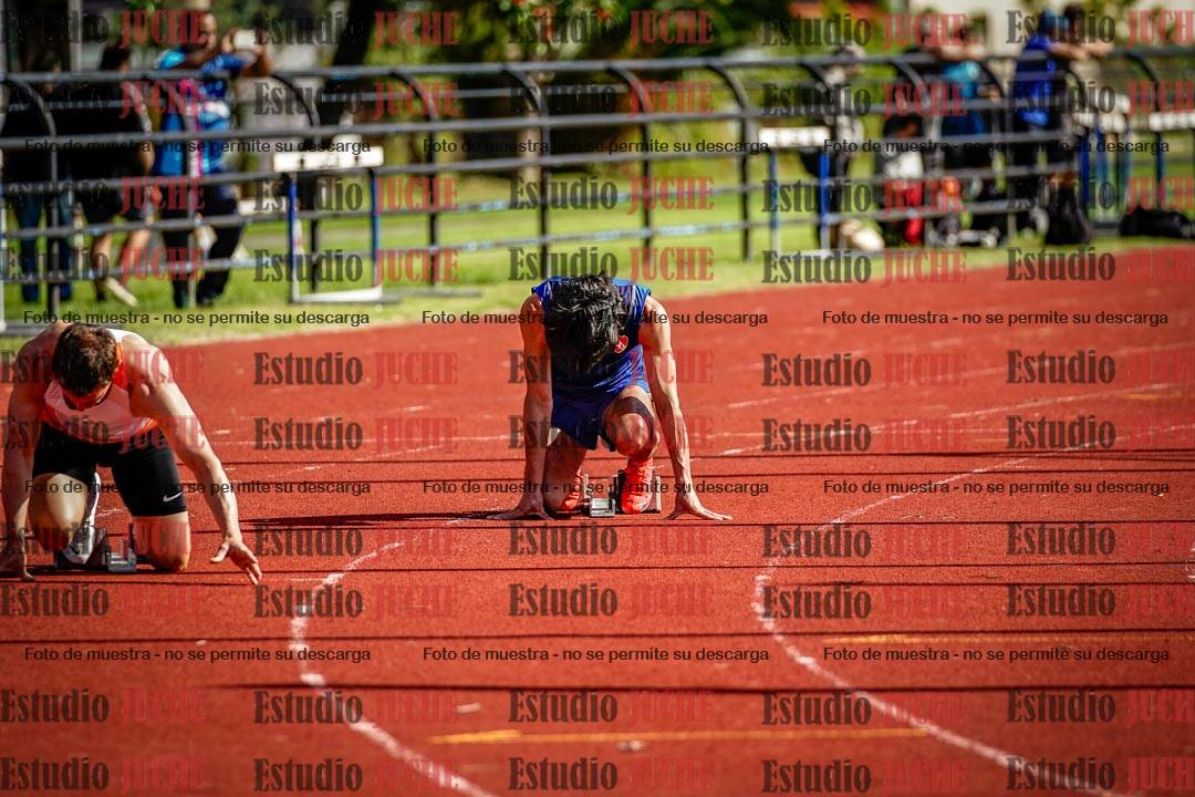 Fotos de los 200 m llanos de varones