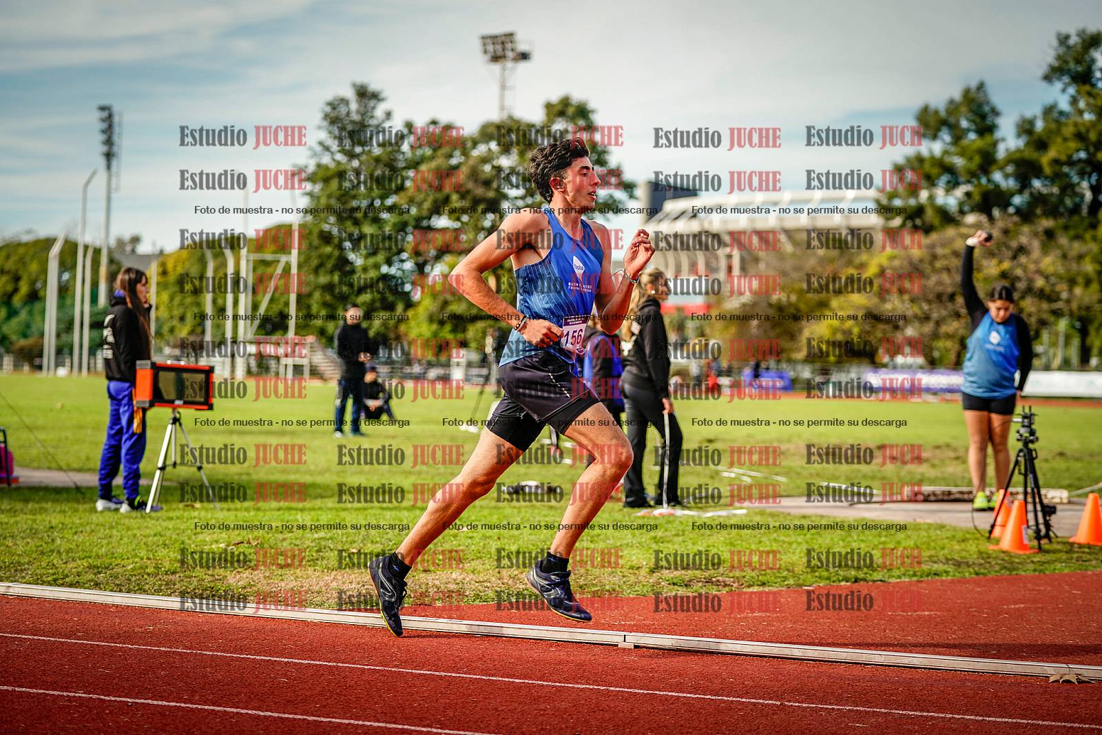 Fotos de los 1500 m llanos de varones - decatlón 10