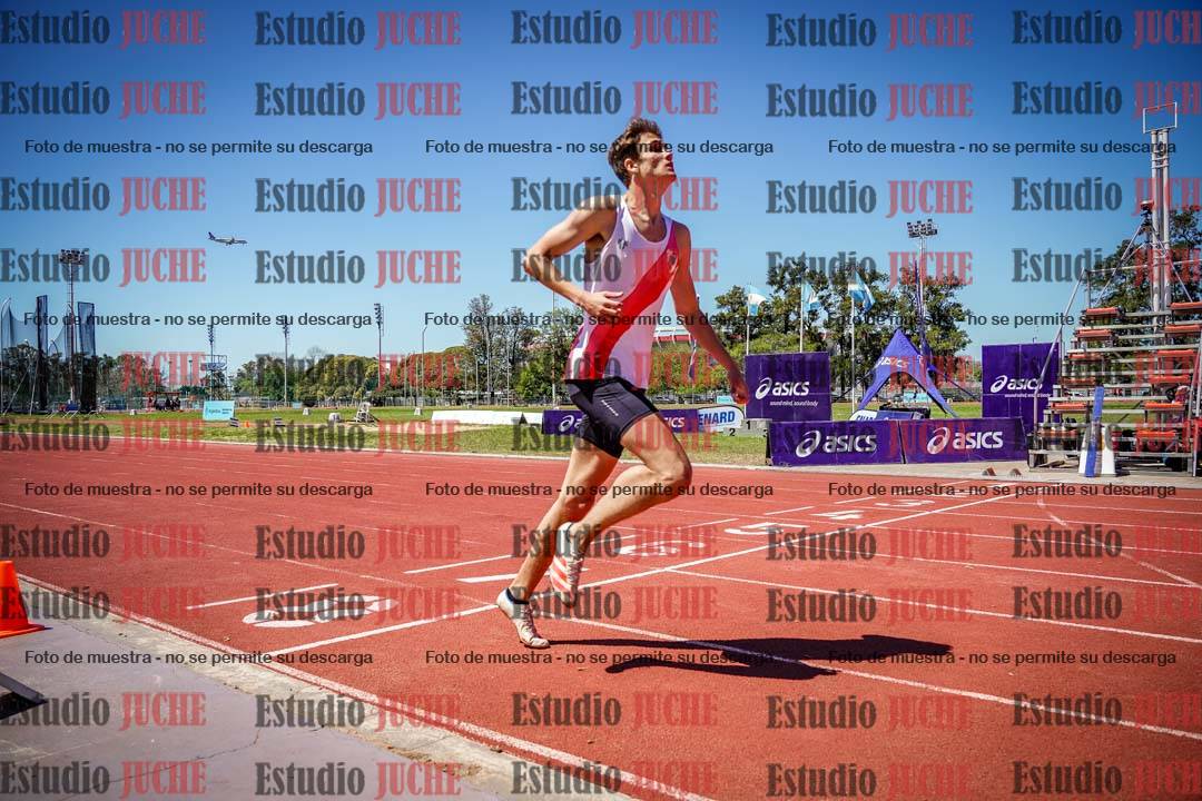 Fotos de los 400 m llanos de varones