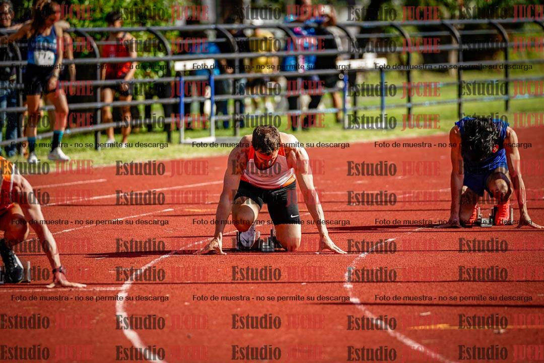 Fotos de los 200 m llanos de varones