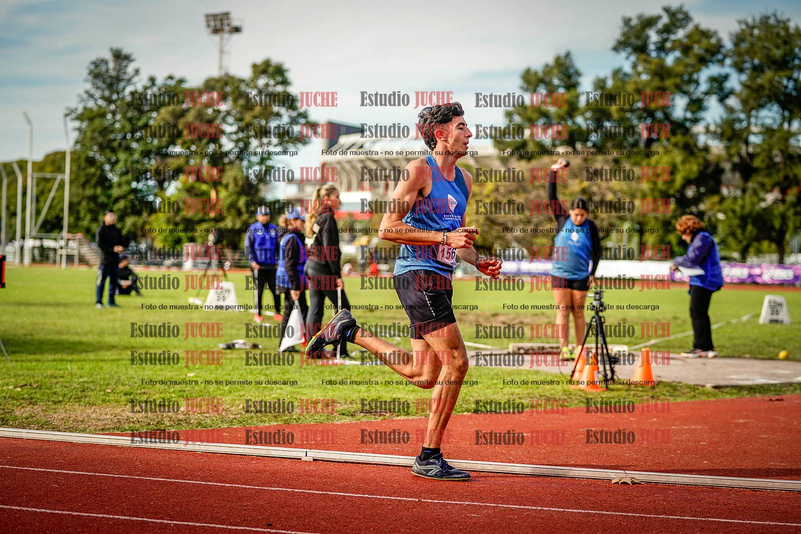 Fotos de los 1500 m llanos de varones - decatlón 10