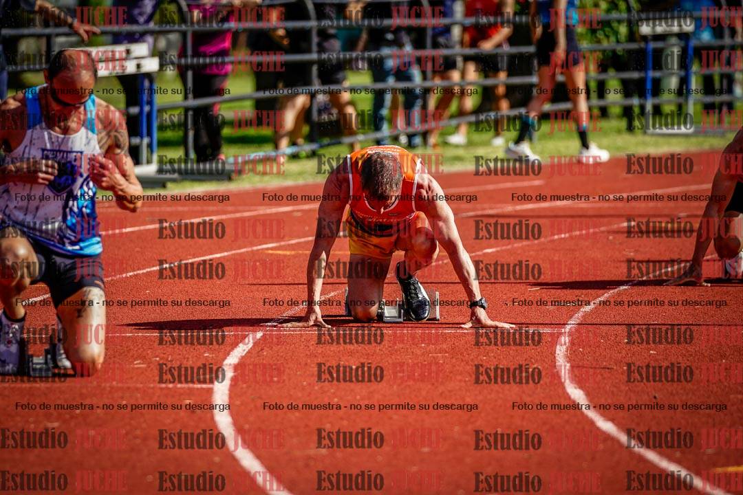 Fotos de los 200 m llanos de varones