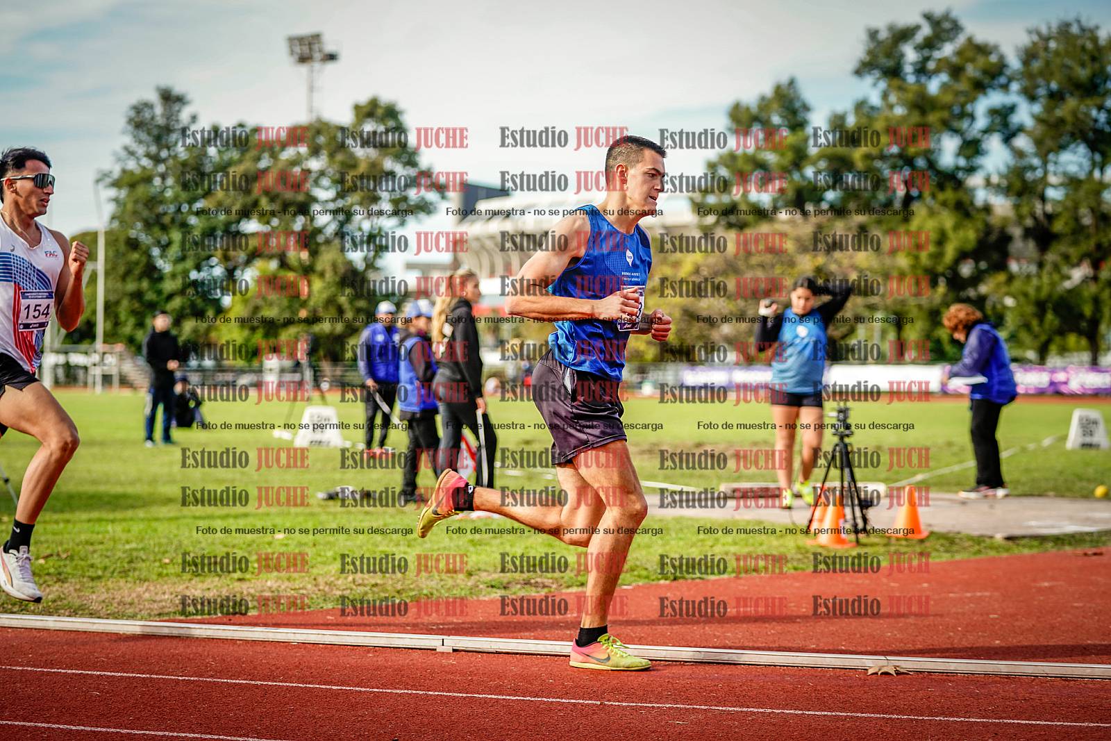 Fotos de los 1500 m llanos de varones - decatlón 10