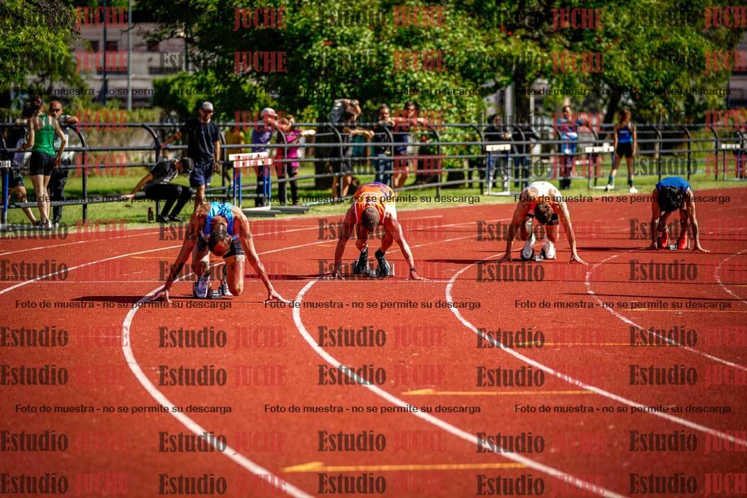 Fotos de los 200 m llanos de varones