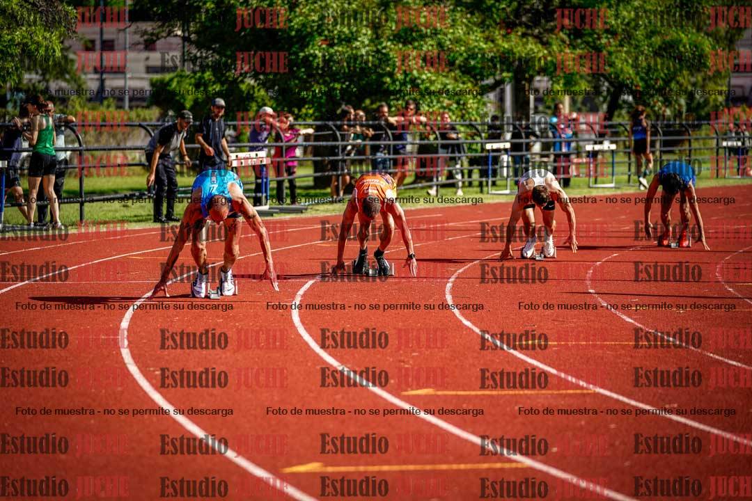 Fotos de los 200 m llanos de varones