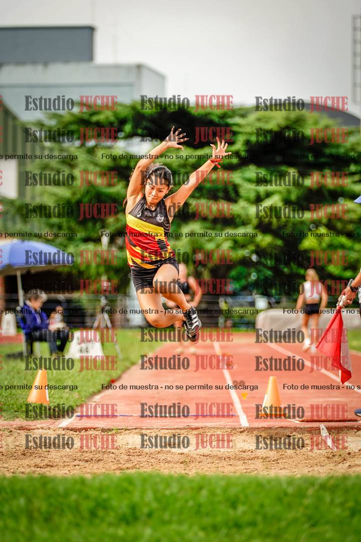 Fotos del salto en largo de mujeres
