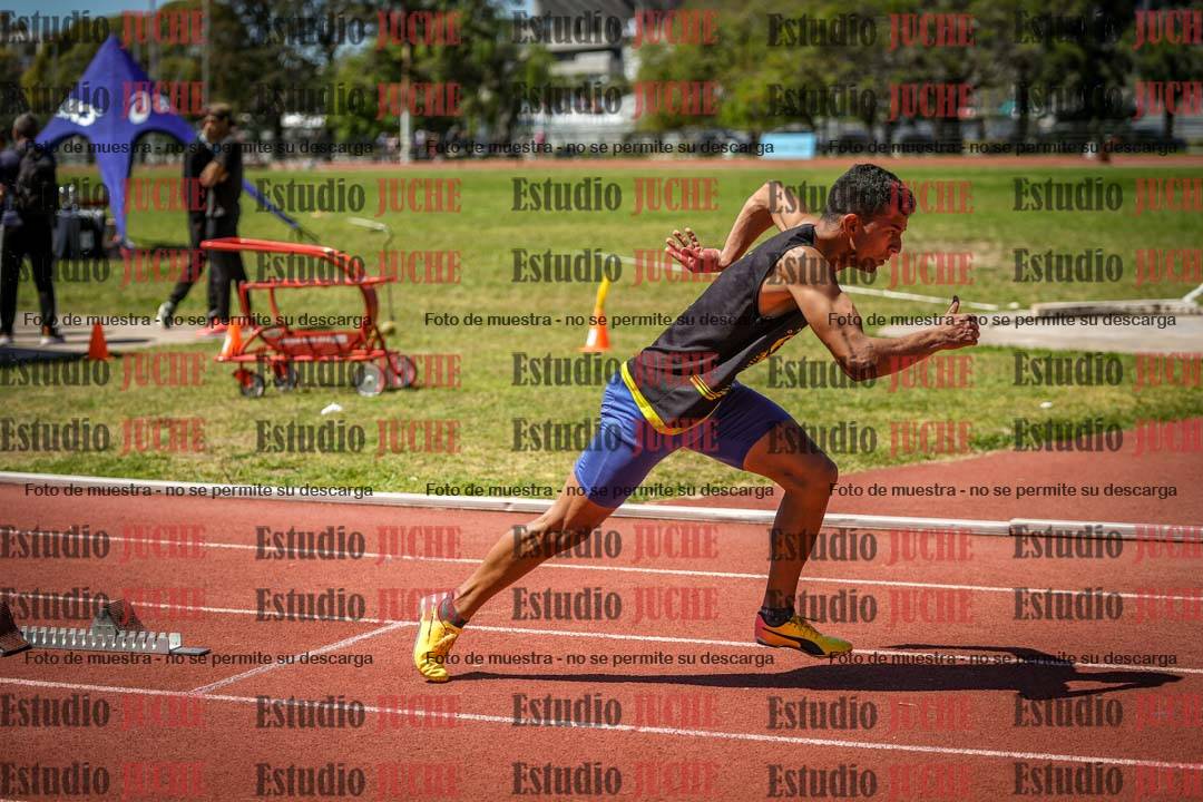 Fotos de los 400 m llanos de varones