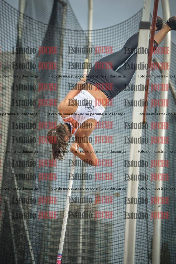 Fotos del salto con garrocha de mujeres y varones