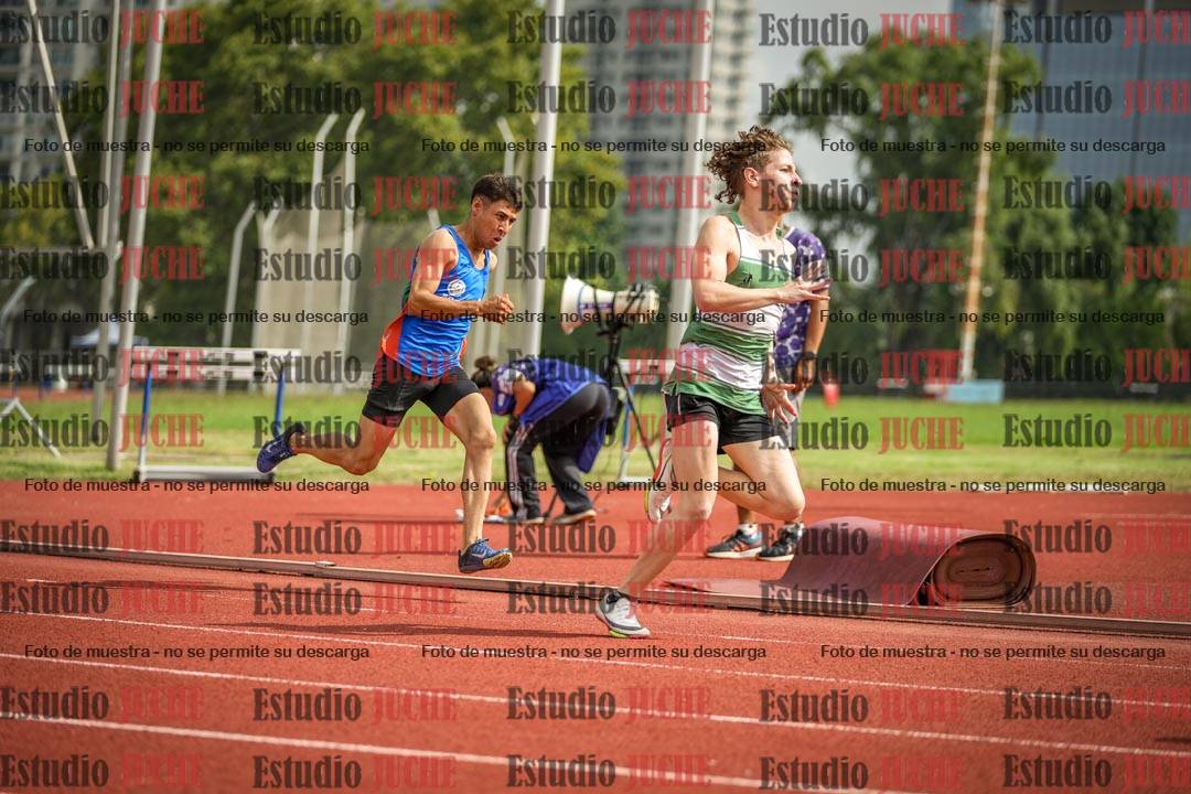 Fotos de los 200 m llanos de varones