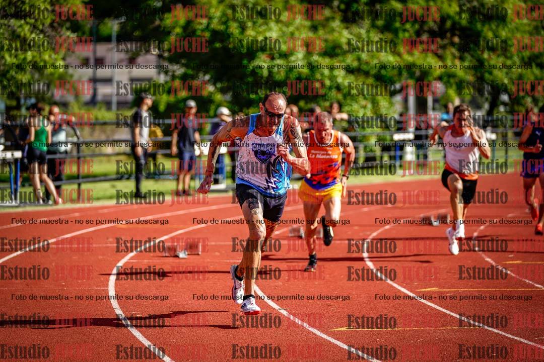 Fotos de los 200 m llanos de varones