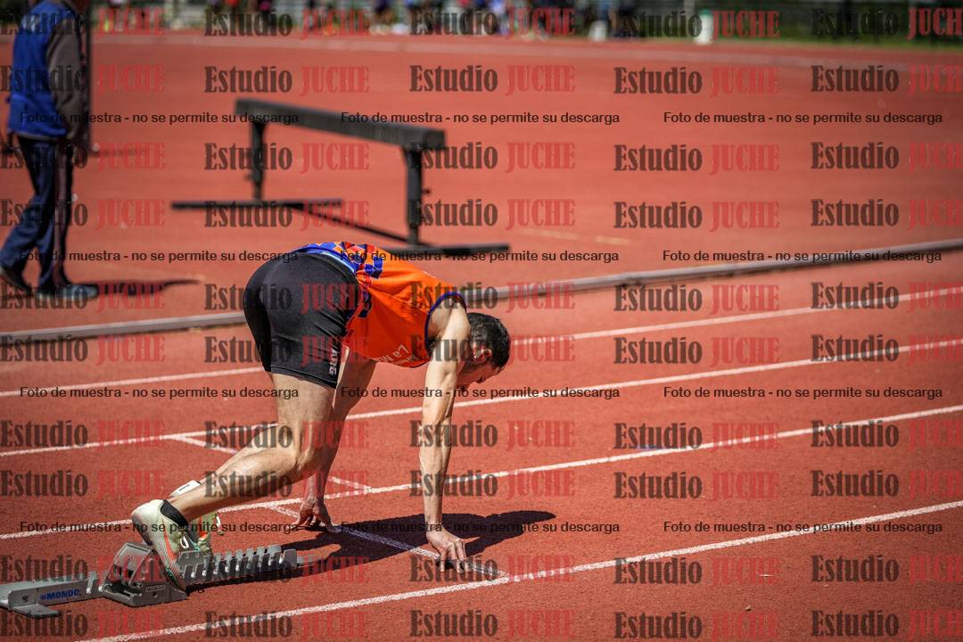 Fotos de los 400 m llanos de varones