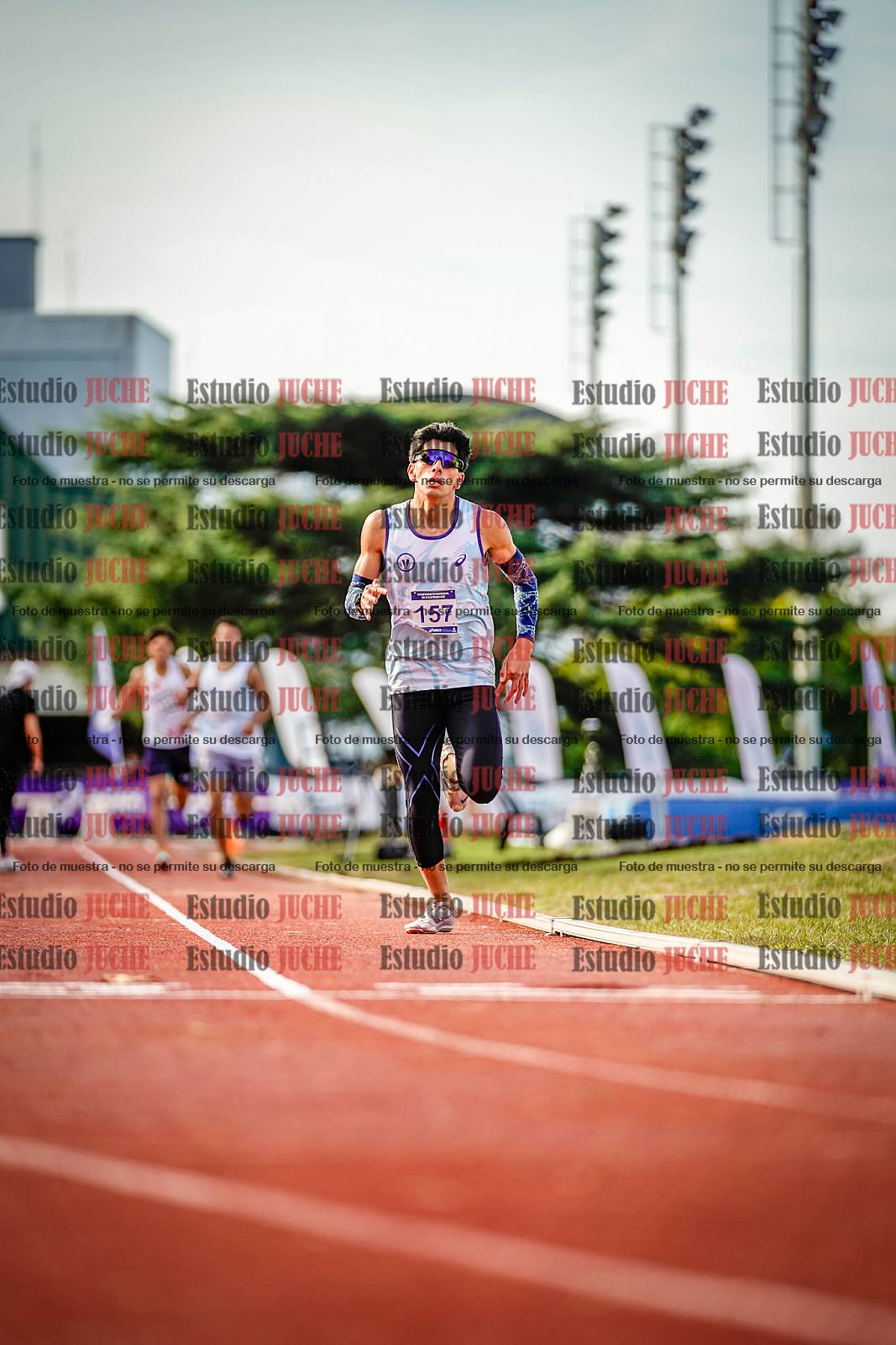 Fotos de los 1500 m llanos de varones - decatlón 10