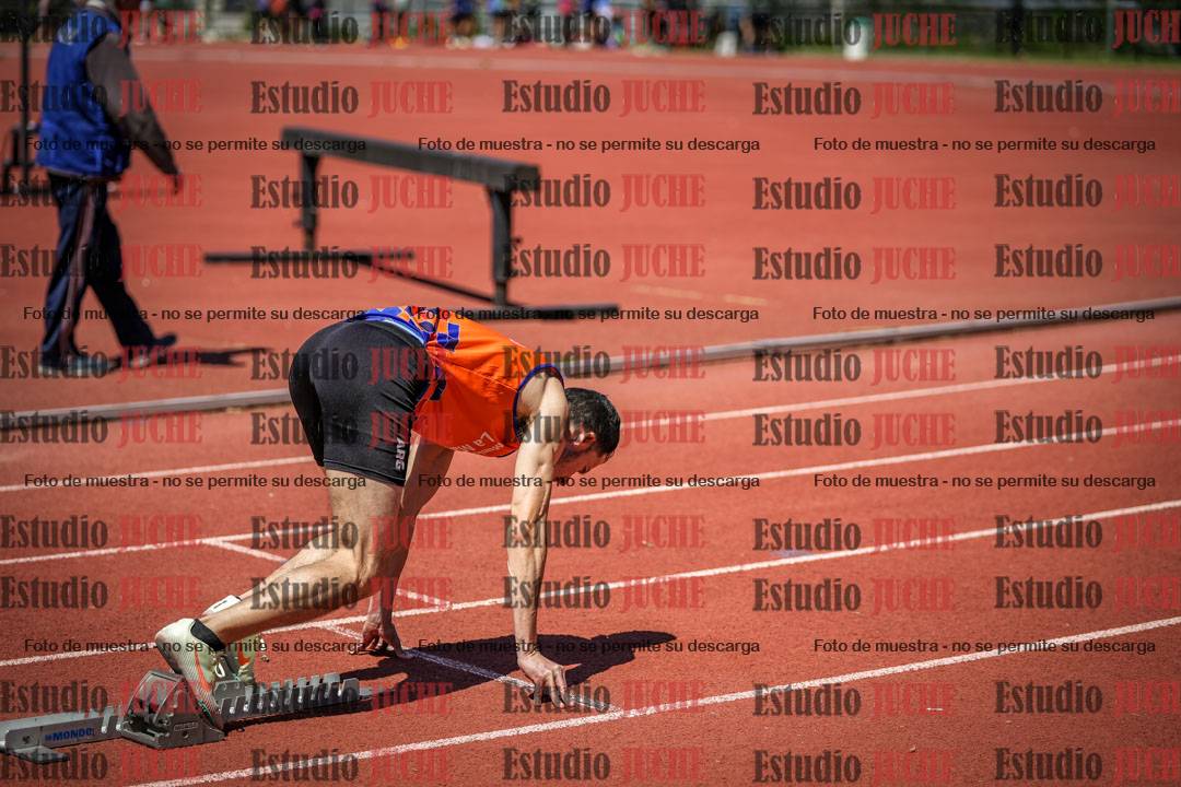 Fotos de los 400 m llanos de varones