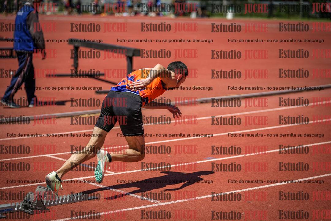 Fotos de los 400 m llanos de varones