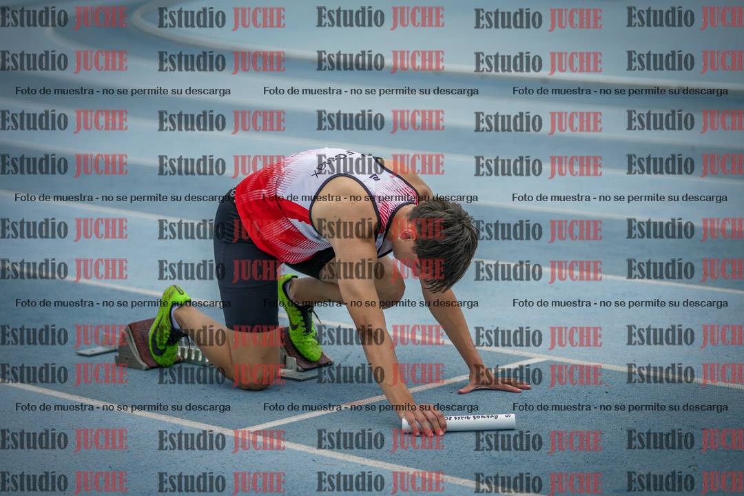 Fotos de las postas 4x200 m llanos de varones