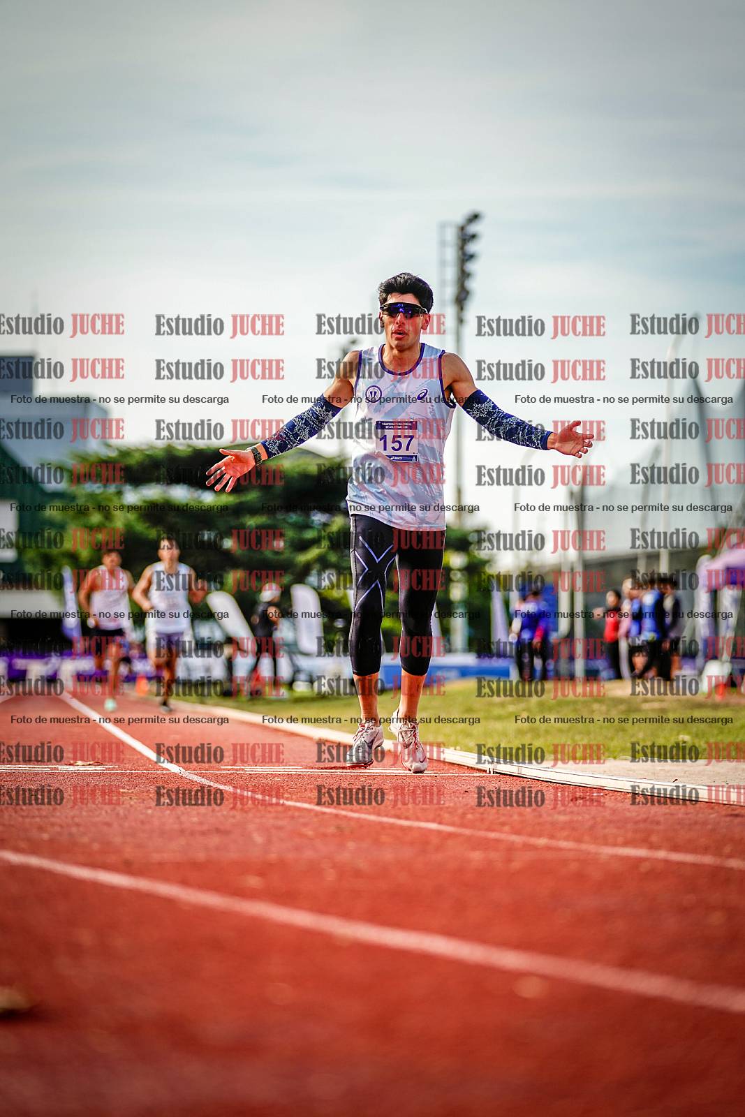 Fotos de los 1500 m llanos de varones - decatlón 10