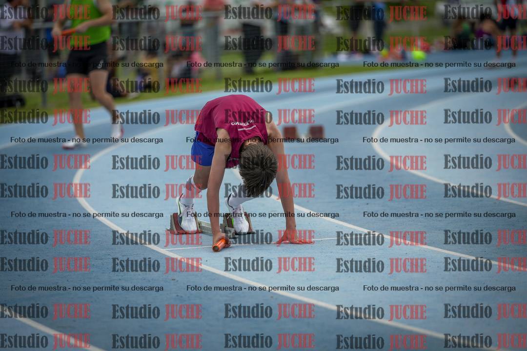 Fotos de las postas 4x200 m llanos de varones