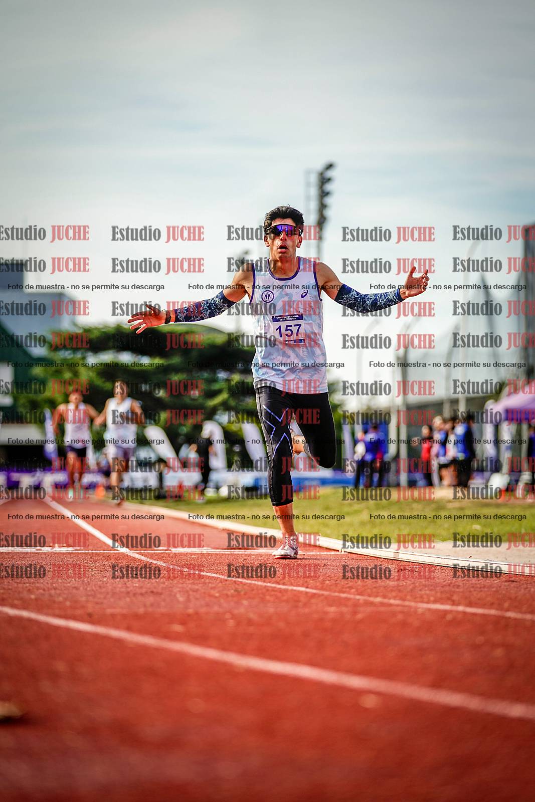 Fotos de los 1500 m llanos de varones - decatlón 10
