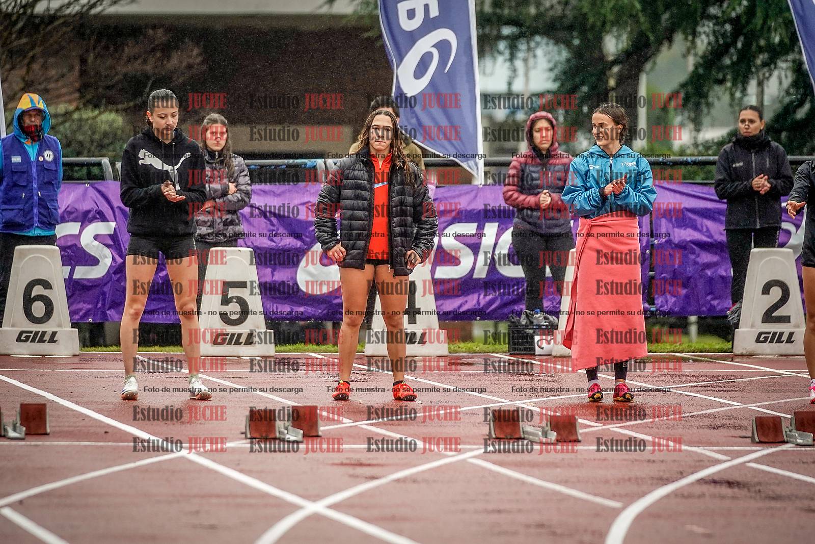 Fotos de los 100 m llanos de mujeres - FINAL