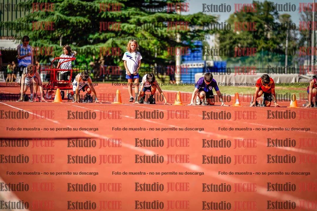 Fotos de los 50 m llanos de varones
